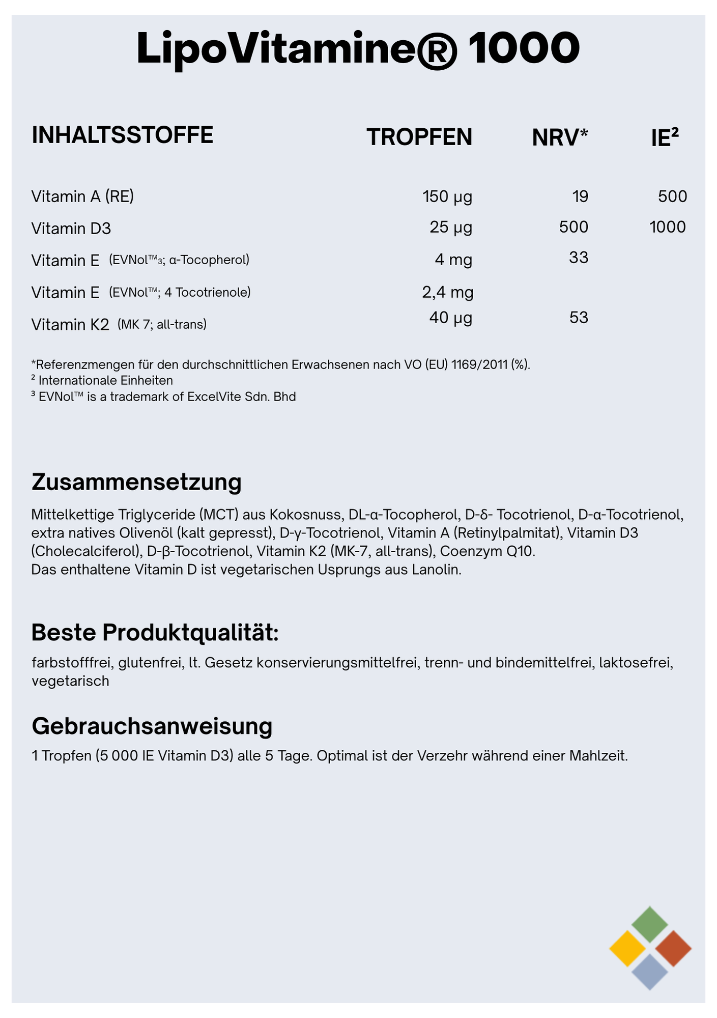 NatuGena LipoVitamine 1000 - 15 ml