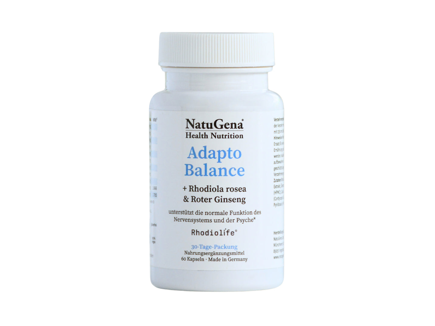 NatuGena AdaptoBalance Rhodiola rosea & Roter Ginseng
