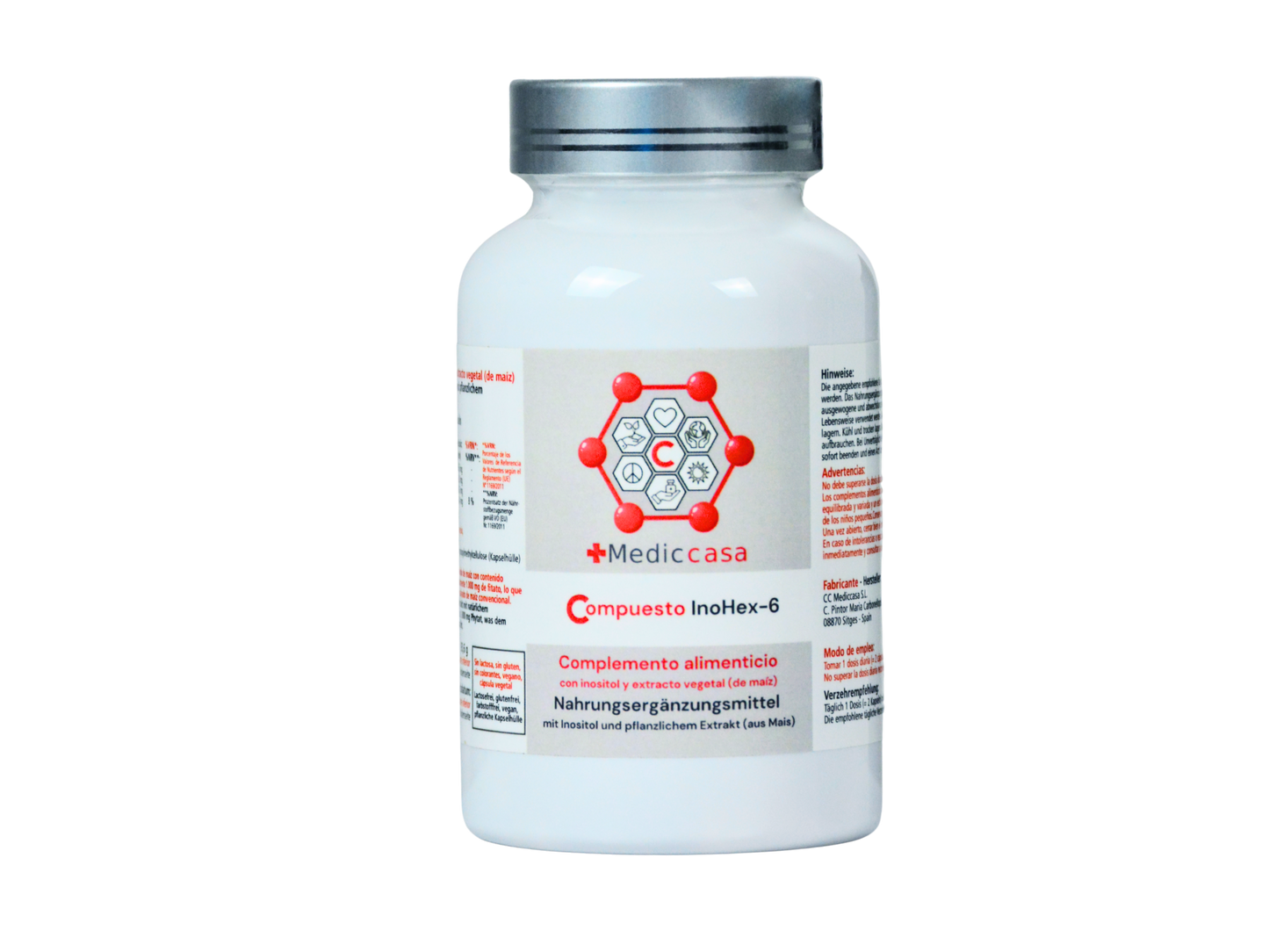 Mediccasa InoHex-6 Compuesto 120 Kapseln