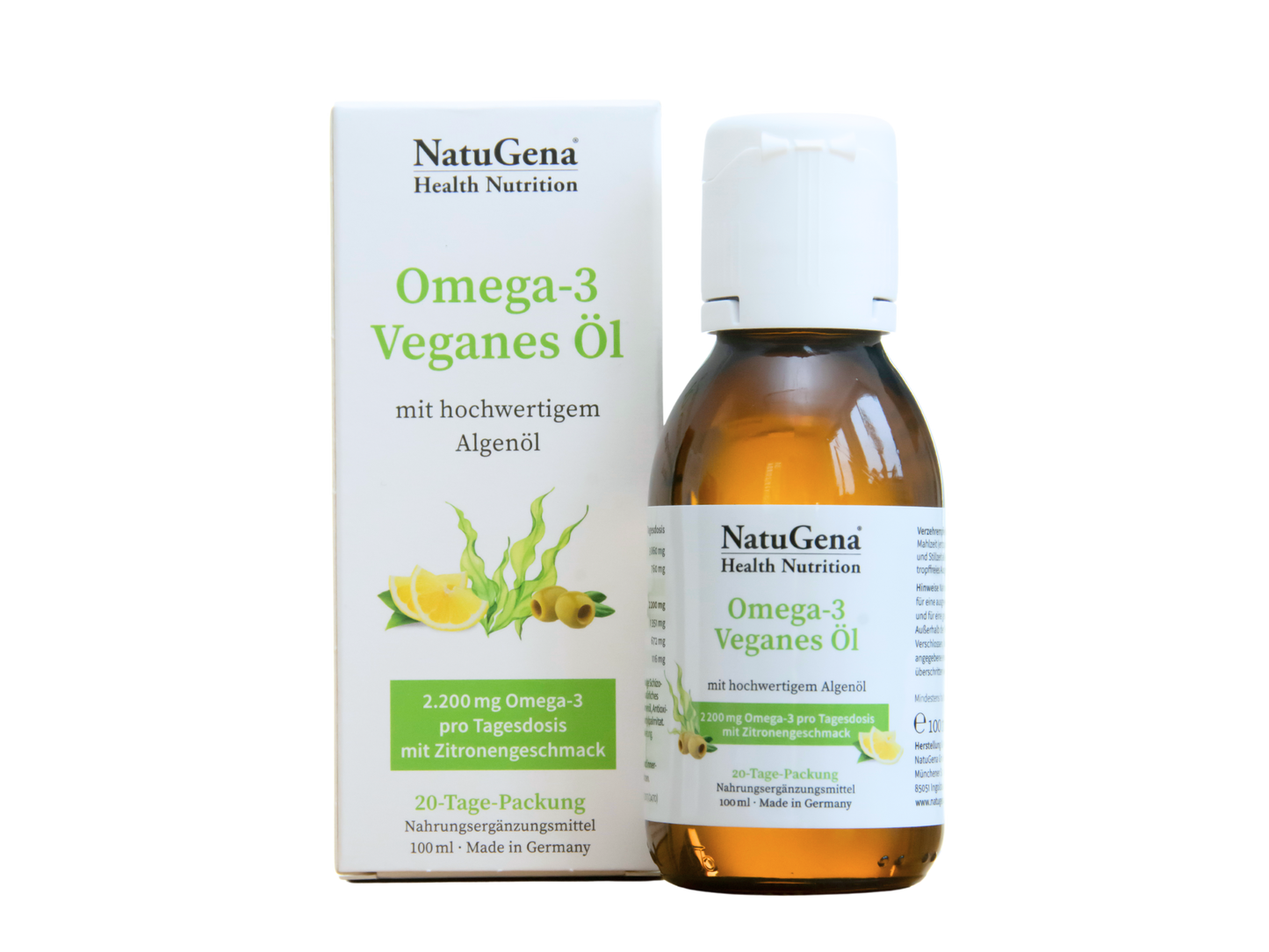 NatuGena Veganes Omega 3-Öl - 100 ml