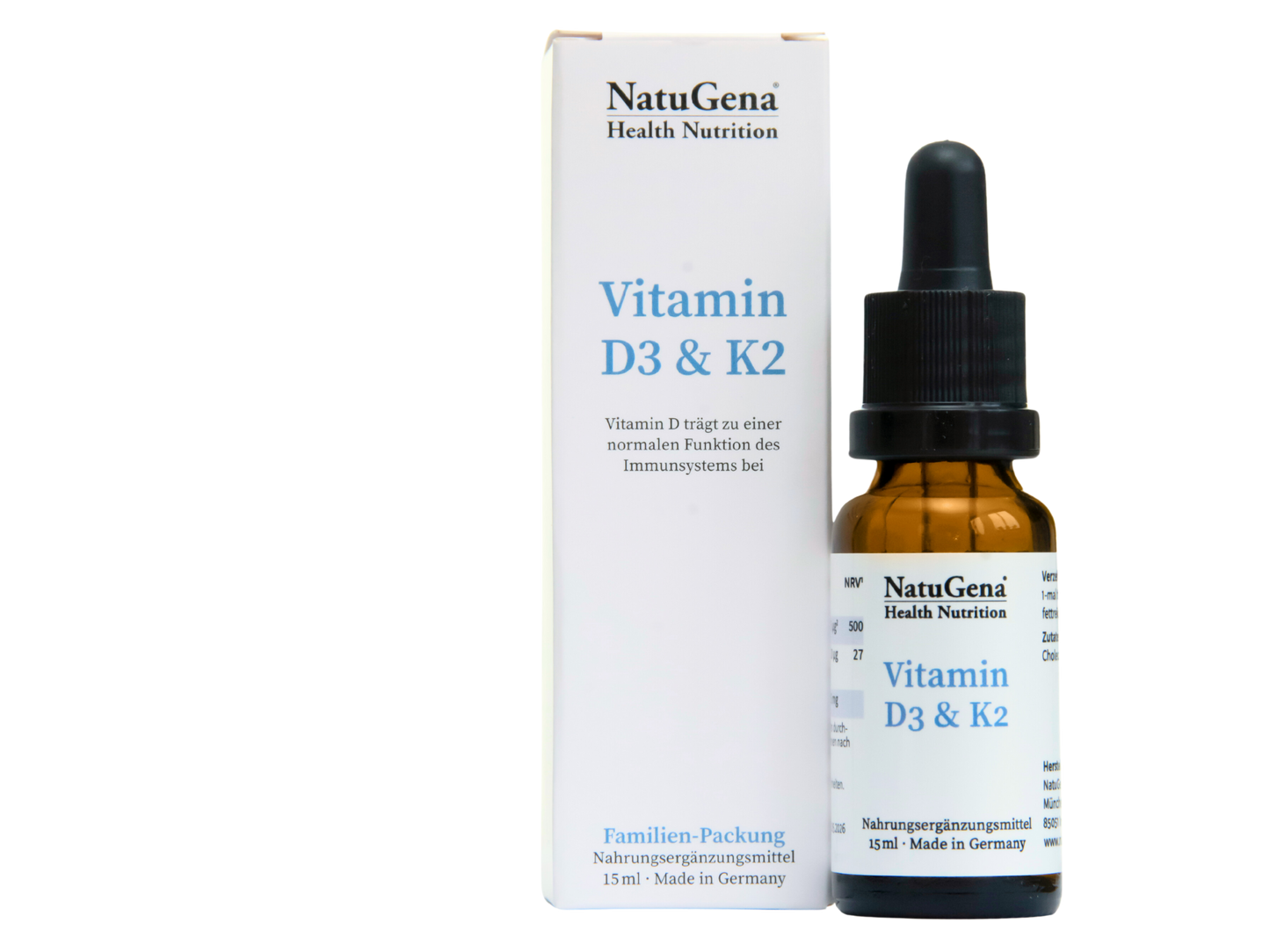 NatuGena Vitamin D3 & K2 - 15 ml