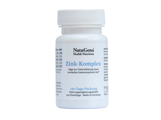 NatuGena Zink-Komplex - Vierfachkombination - 120 Tabletten (4-Monats-Packung)