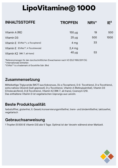NatuGena LipoVitamine 1000 - 15 ml