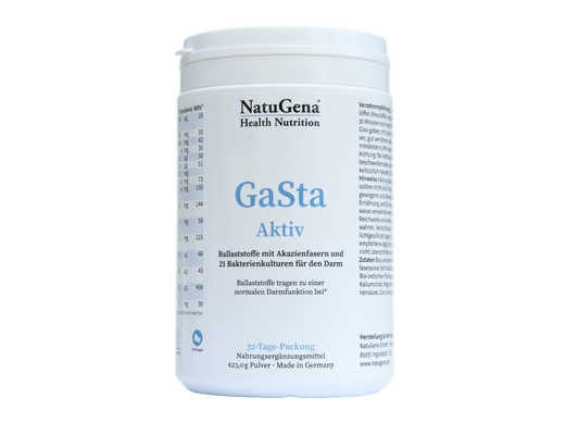 NatuGena GaSta Aktiv - Glutenfreie Ballaststoffe, Bakterien, Vitamine & Mineralstoffe