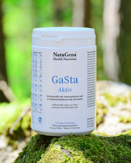 NatuGena GaSta Aktiv - Glutenfreie Ballaststoffe, Bakterien, Vitamine & Mineralstoffe