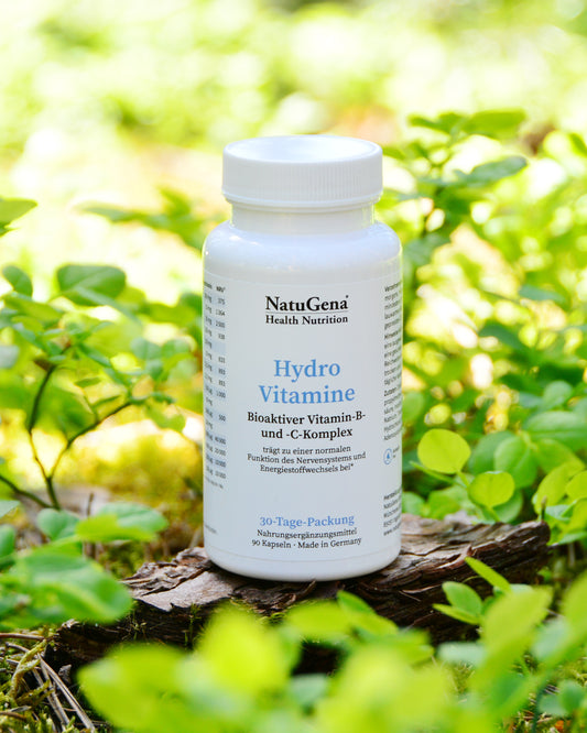 NatuGena HydroVitamine: Vitamin-B- und -C-Komplex - 90 Kapseln