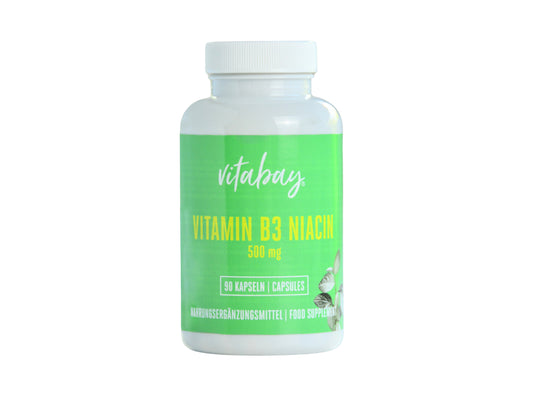 Vitabay Vitamin B3 - Niacin Flush free - 500 mg