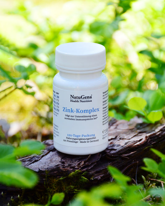 NatuGena Zink-Komplex - Vierfachkombination - 120 Tabletten (4-Monats-Packung)